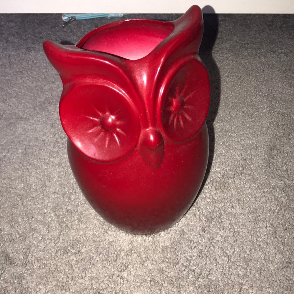 owl vase